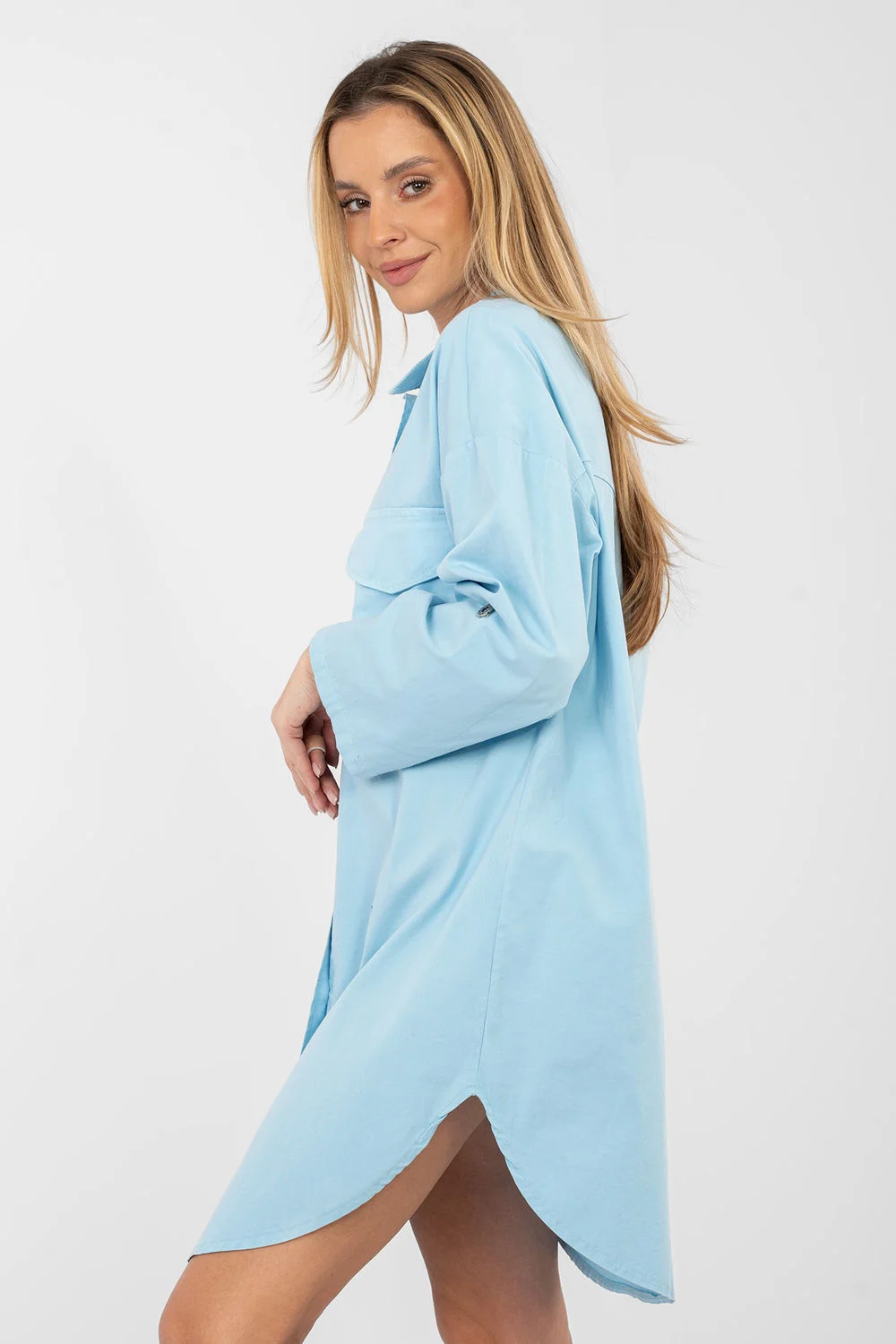 Robe de jour bleue – Image 4