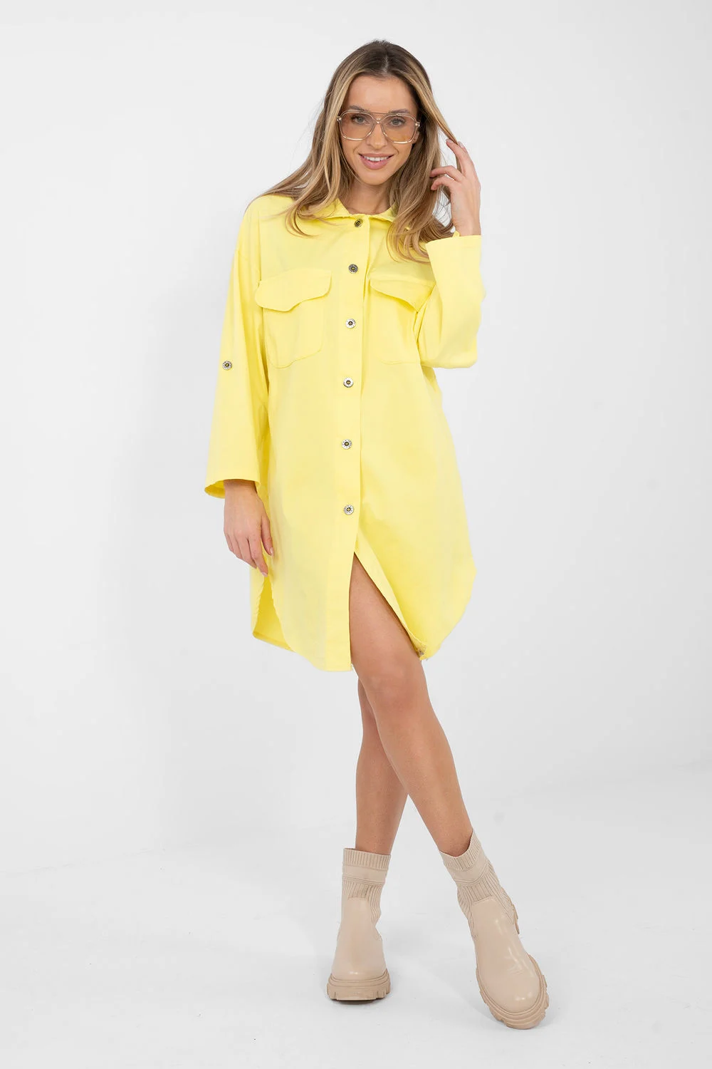 Robe de jour jaune – Image 2