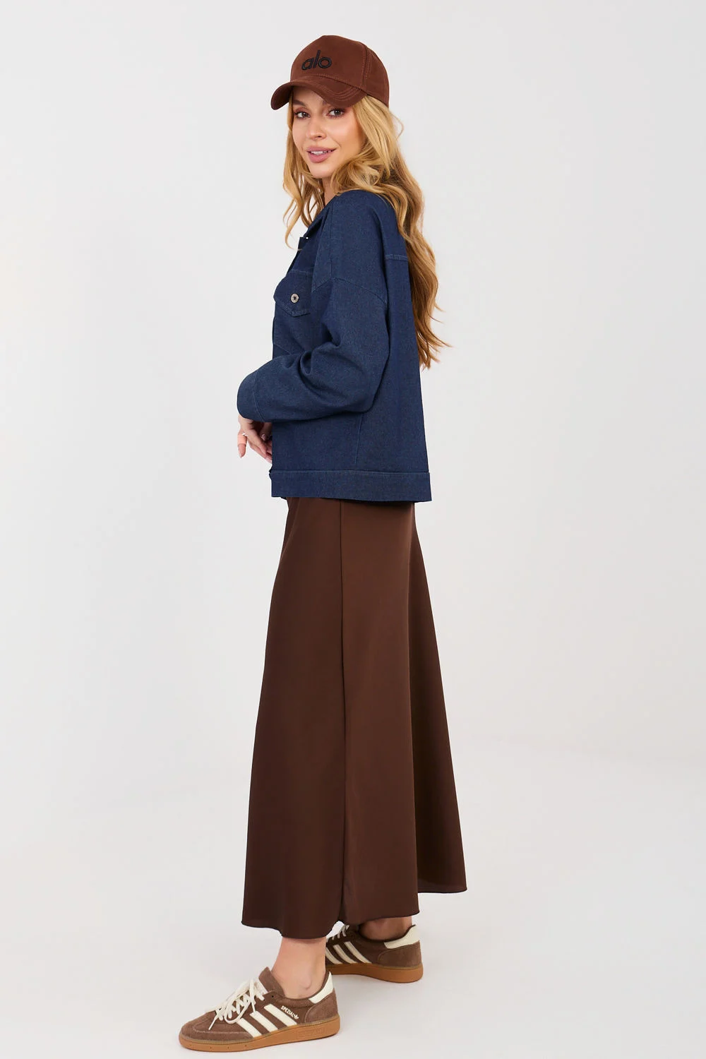 Veste en jean bleu marine – Image 2