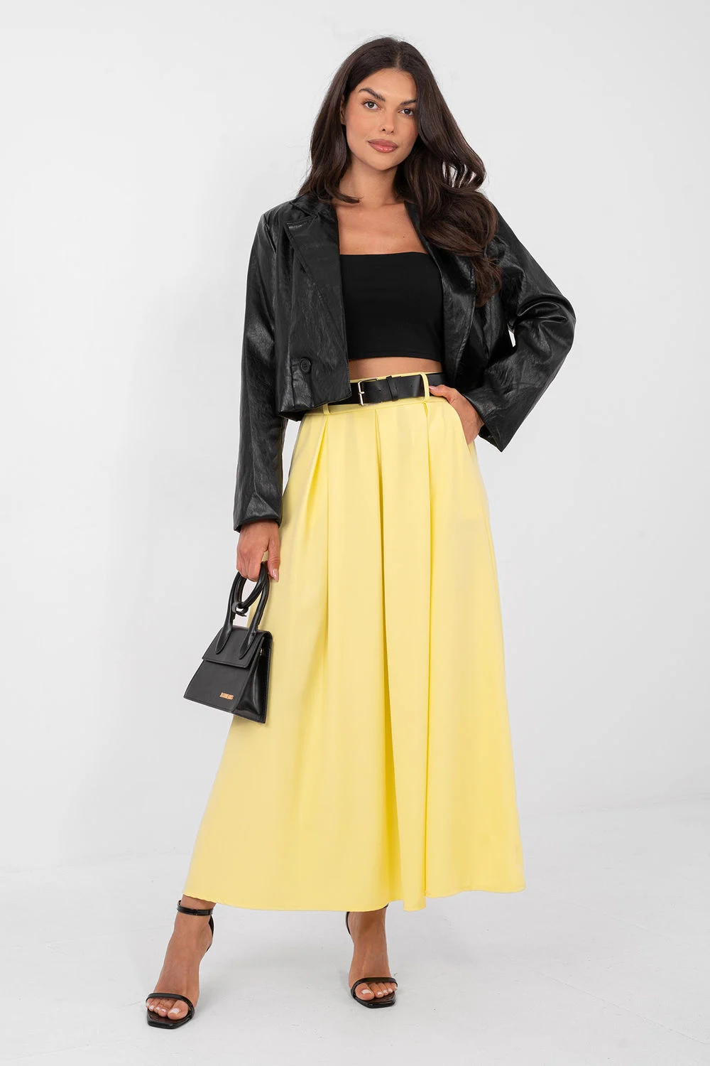 Jupe longue jaune