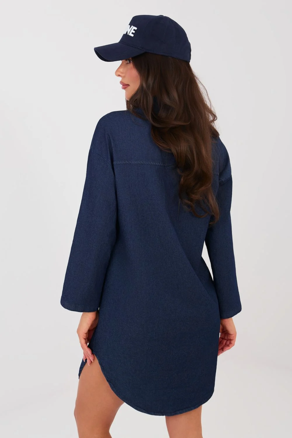 Robe de jour bleue marine – Image 4