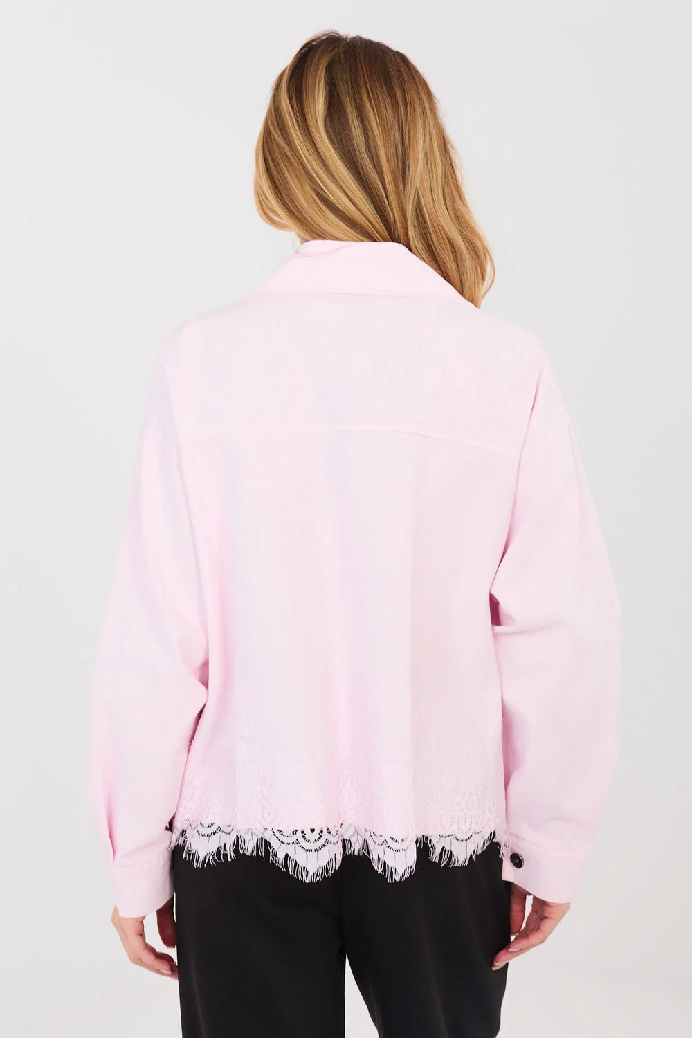 Veste en jean rose – Image 3