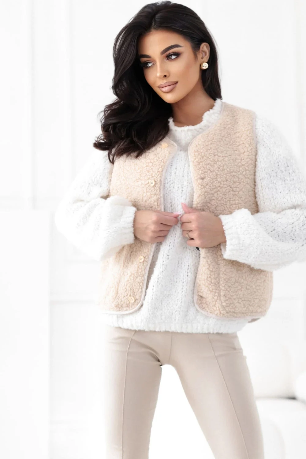 Gilet beige