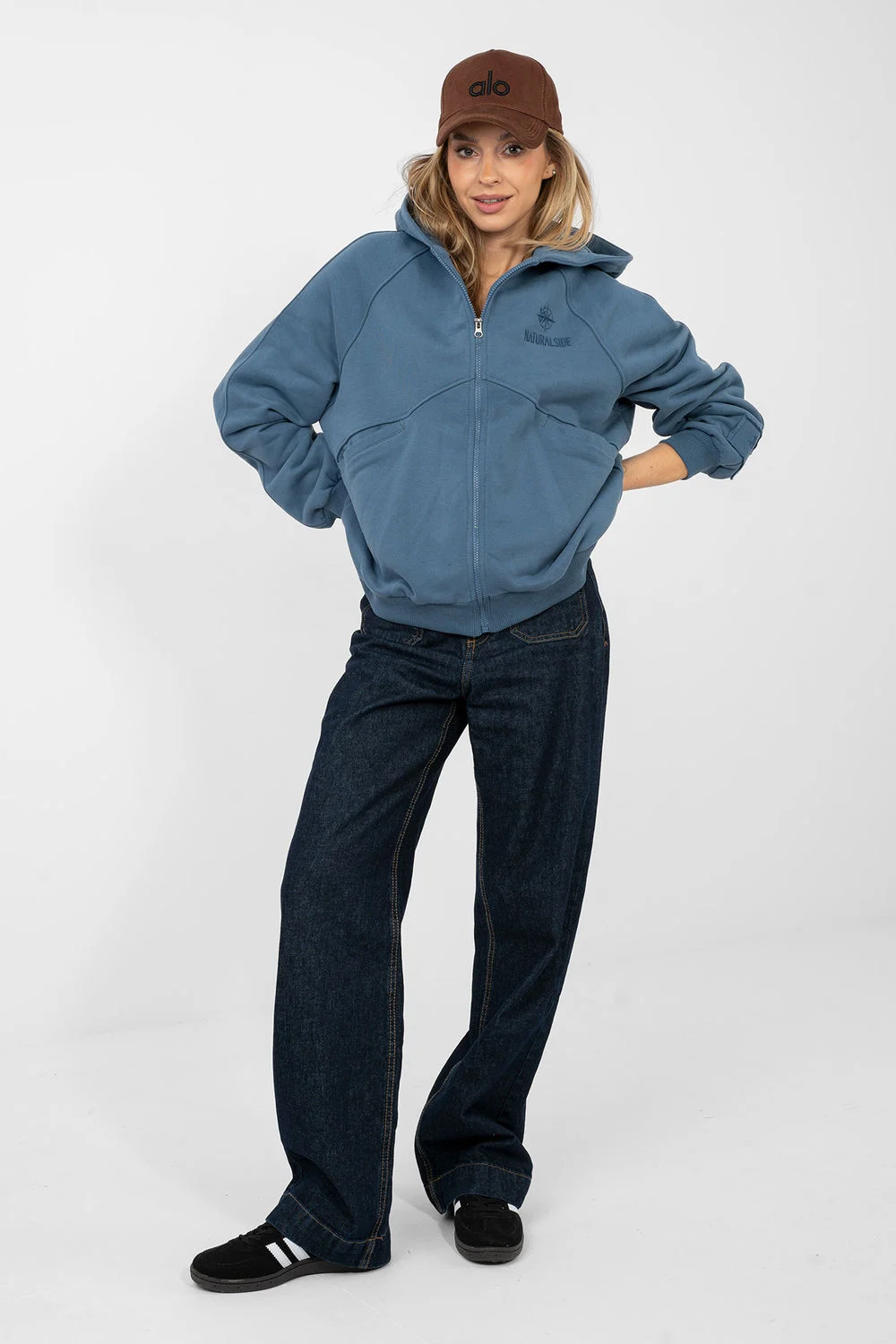 Sweatshirt bleu – Image 2