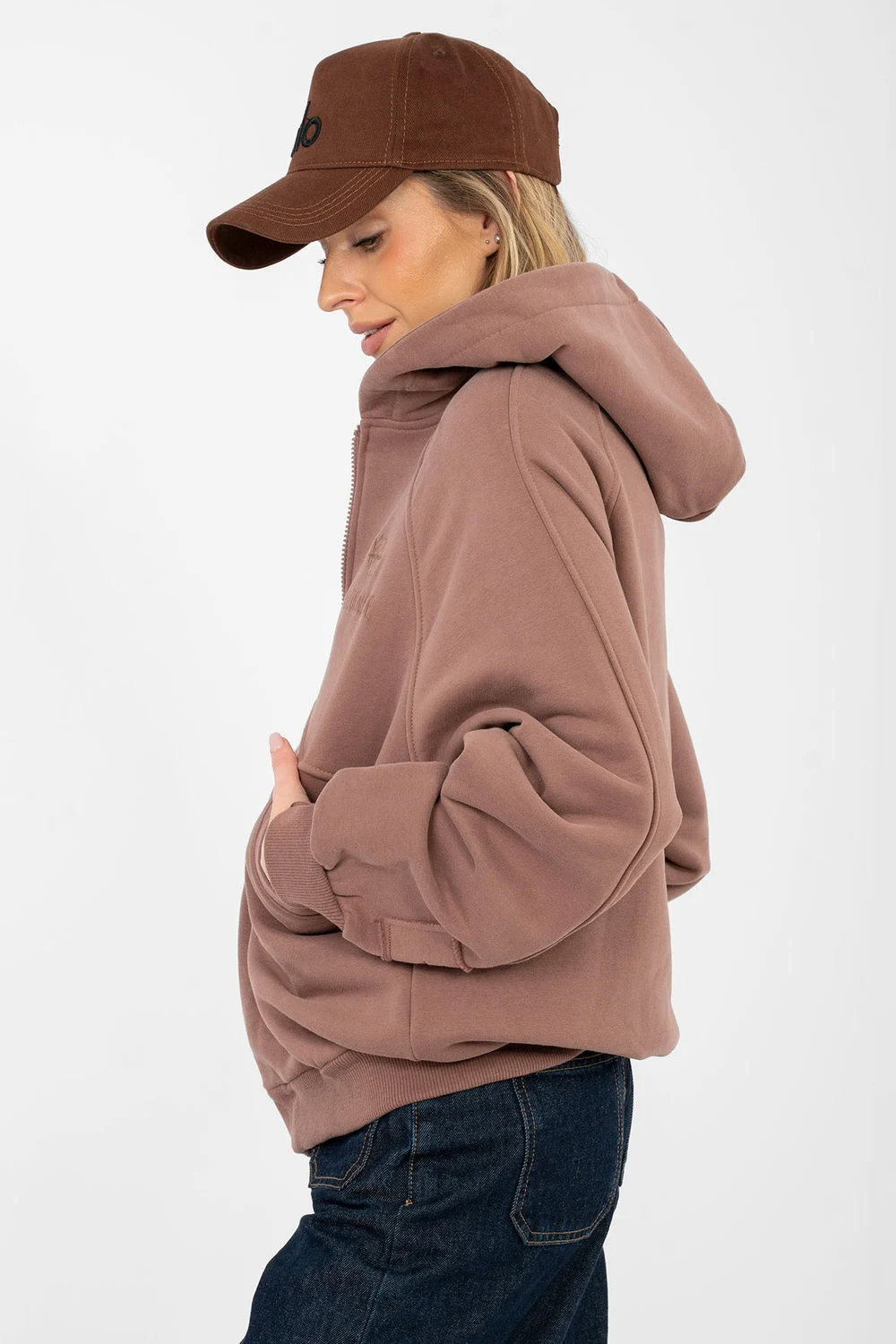 Sweatshirt brun – Image 4