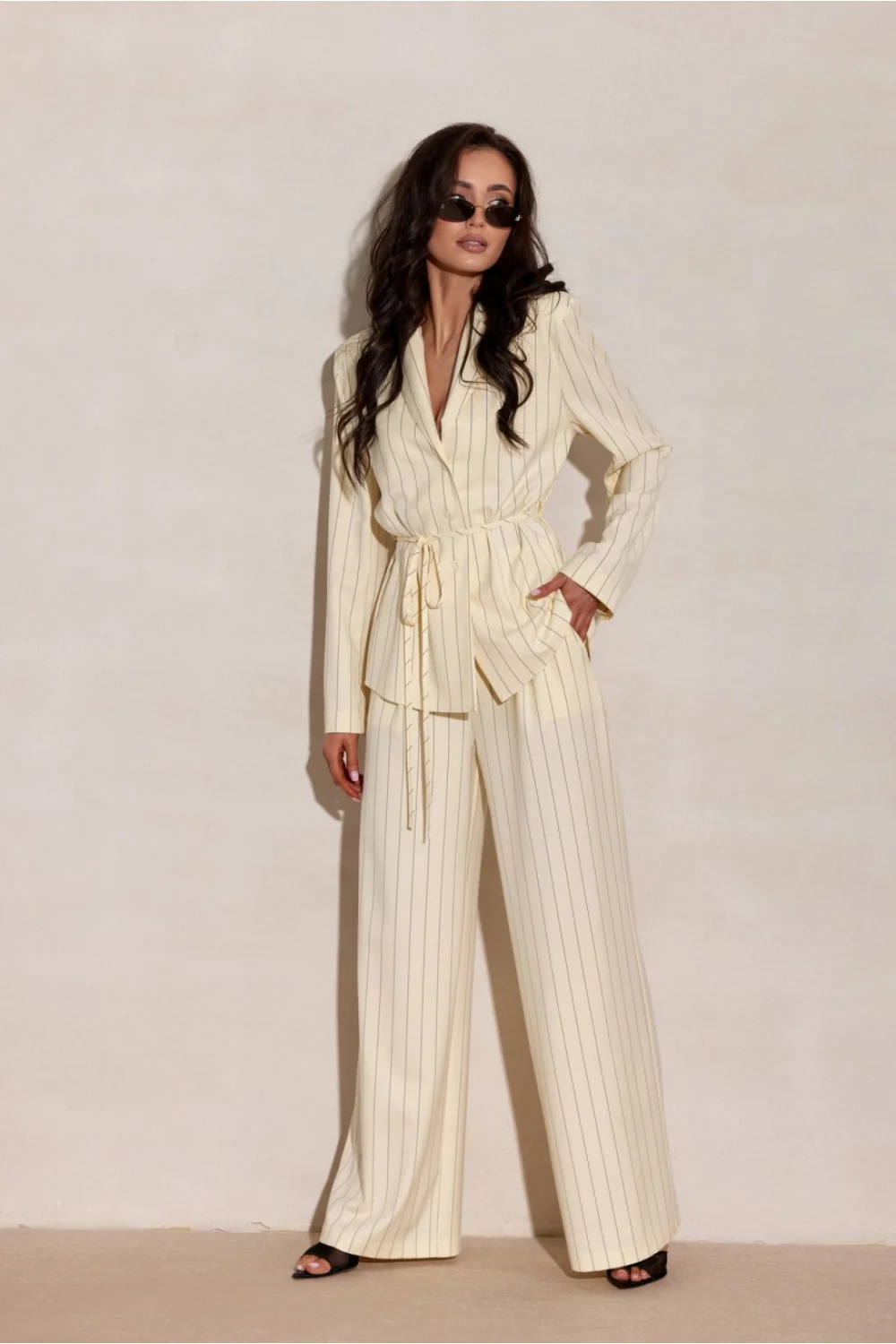 Chemise manche longue jaune