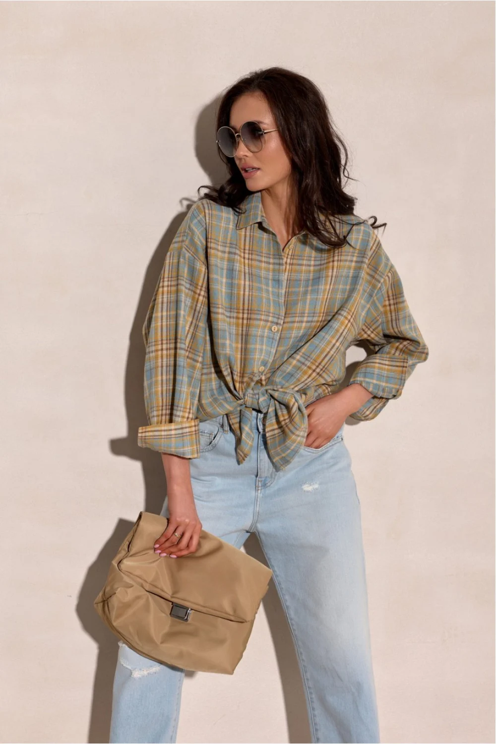 Chemise manche longue multicouleur