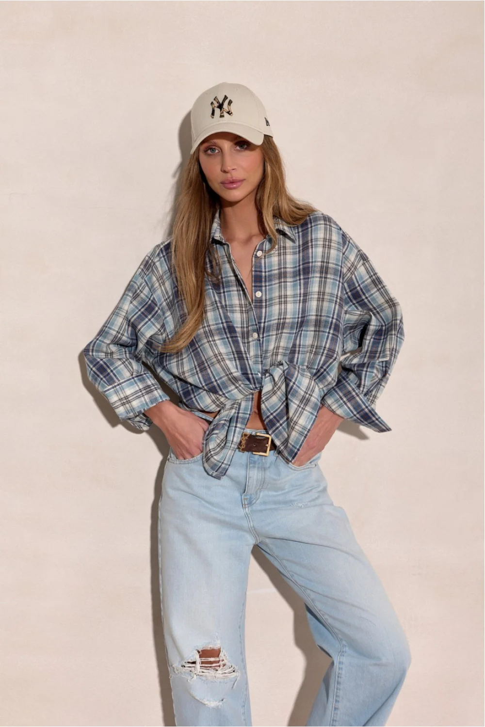 Chemise manche longue multicouleur