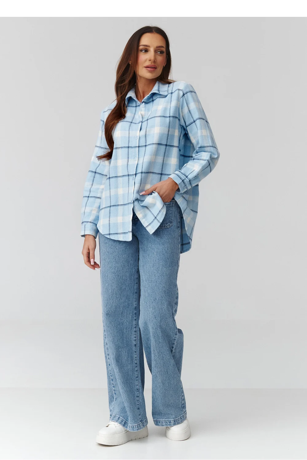 Chemise manche longue multicouleur – Image 2