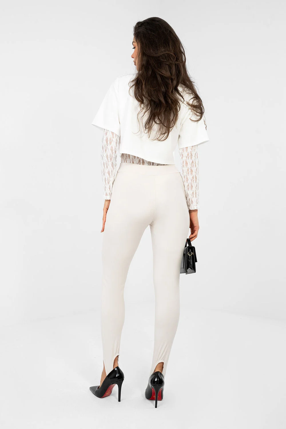 Legging long beige – Image 3
