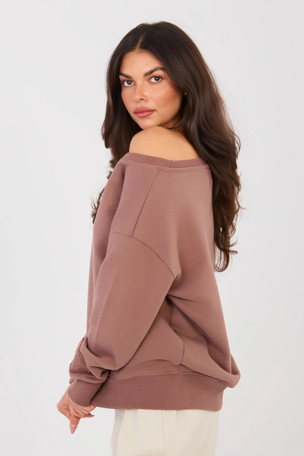 Sweatshirt brun – Image 2