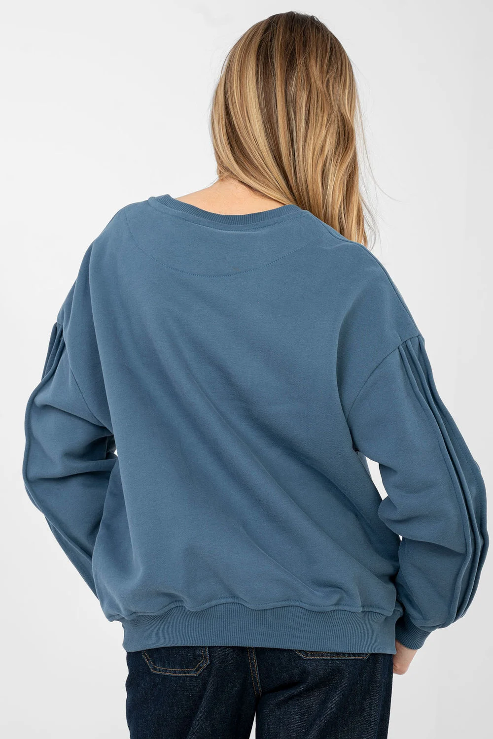 Sweatshirt bleu – Image 2
