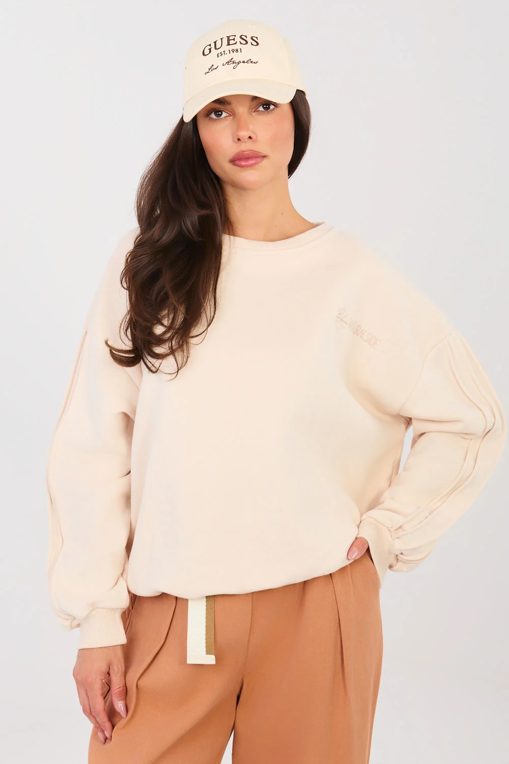 Sweatshirt beige