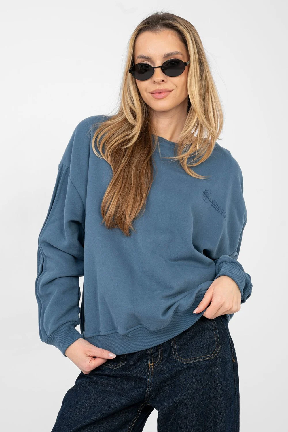 Sweatshirt bleu – Image 4