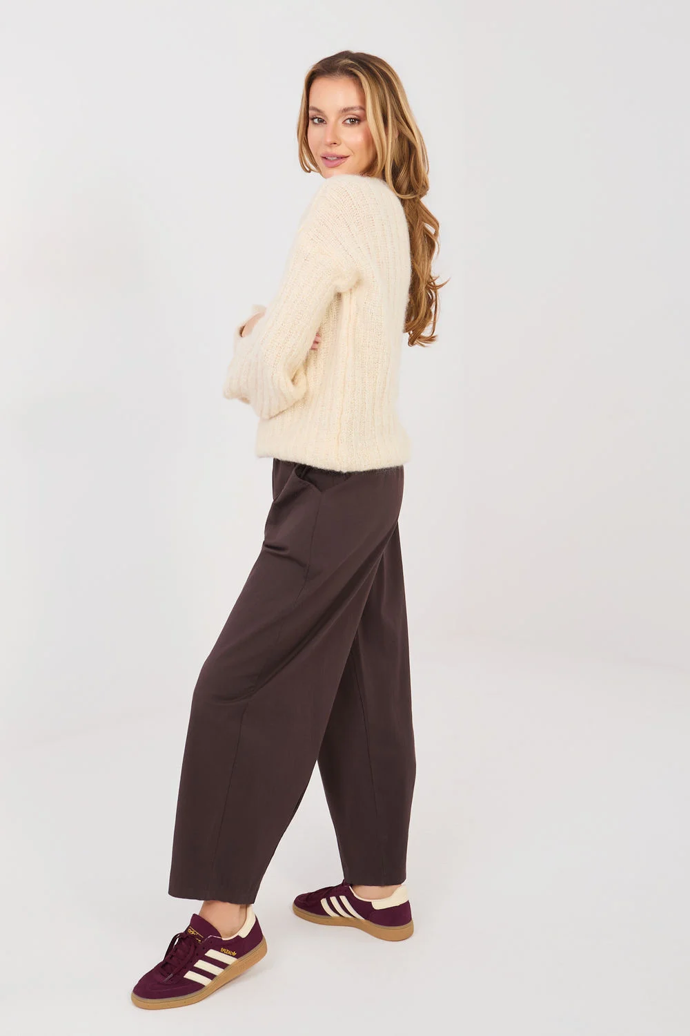 Pantalon femme brun – Image 2