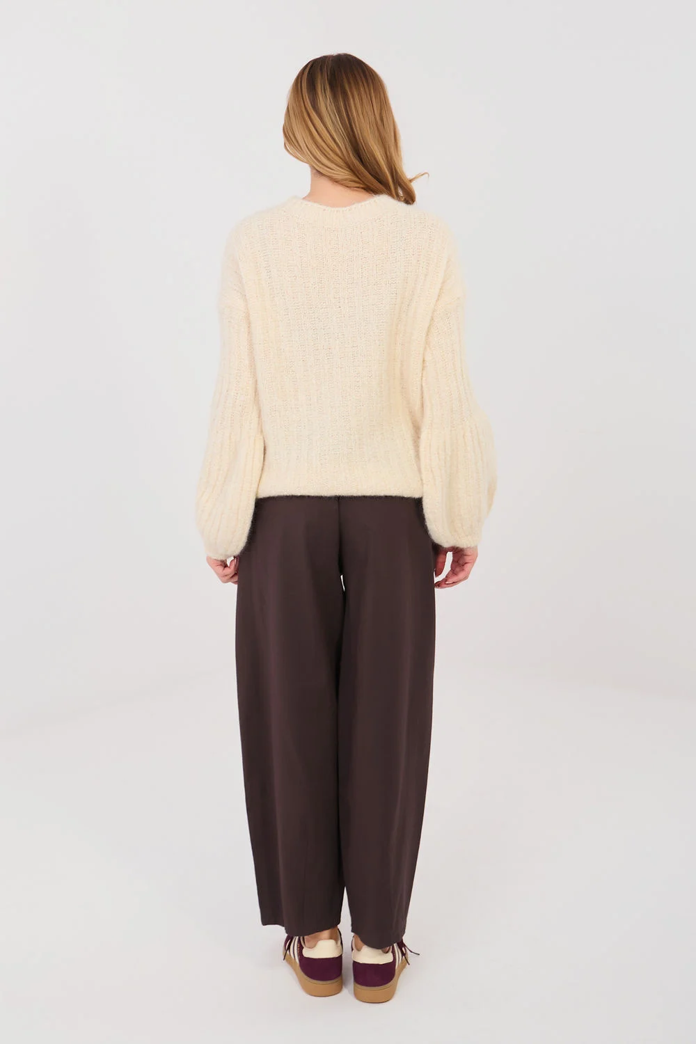 Pantalon femme brun – Image 3