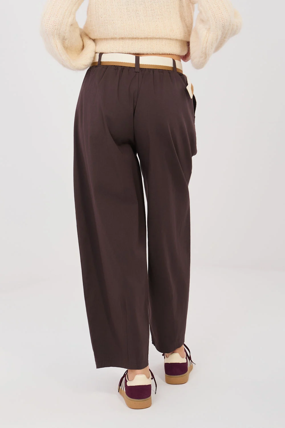 Pantalon femme brun – Image 4