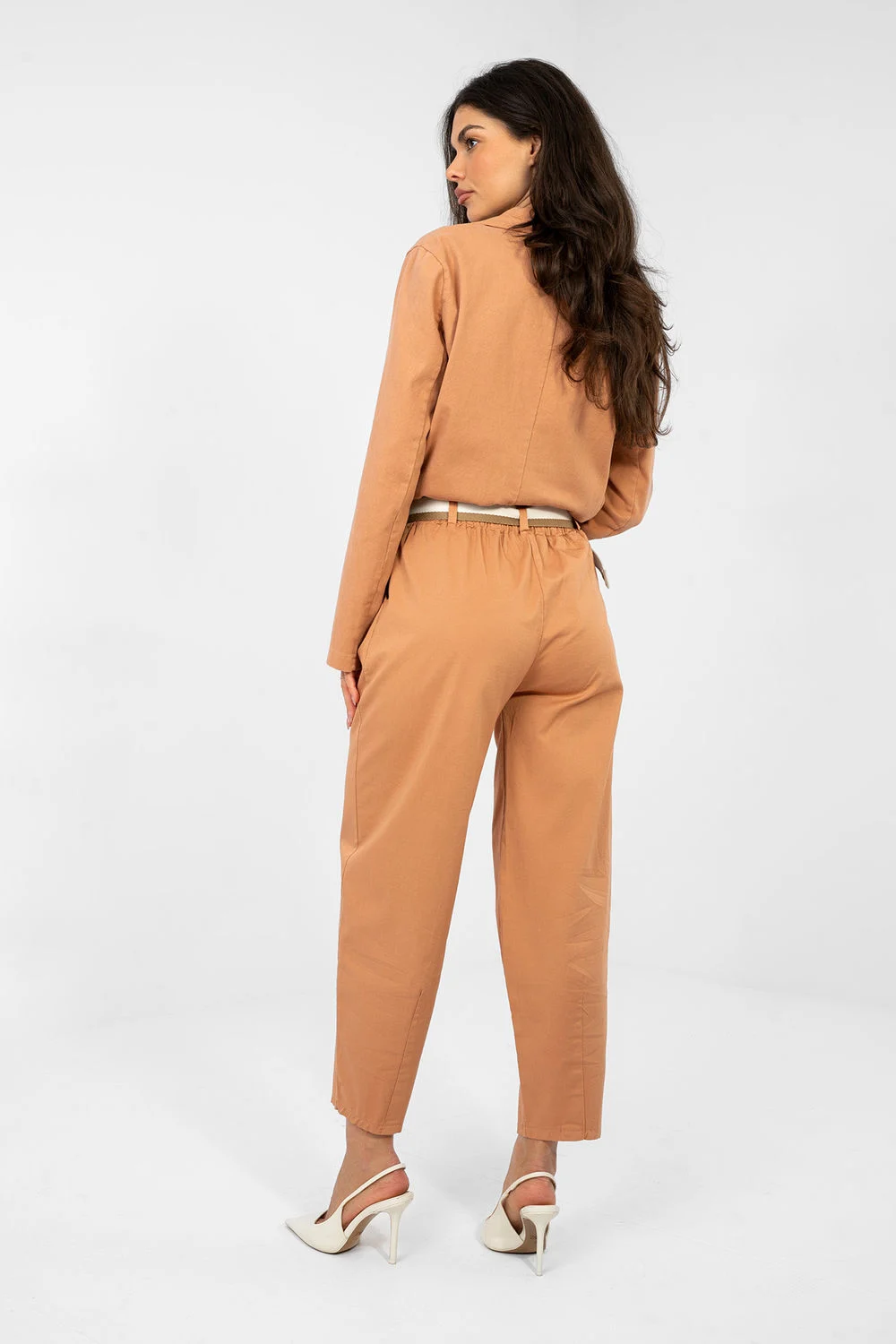 Pantalon femme orange – Image 3