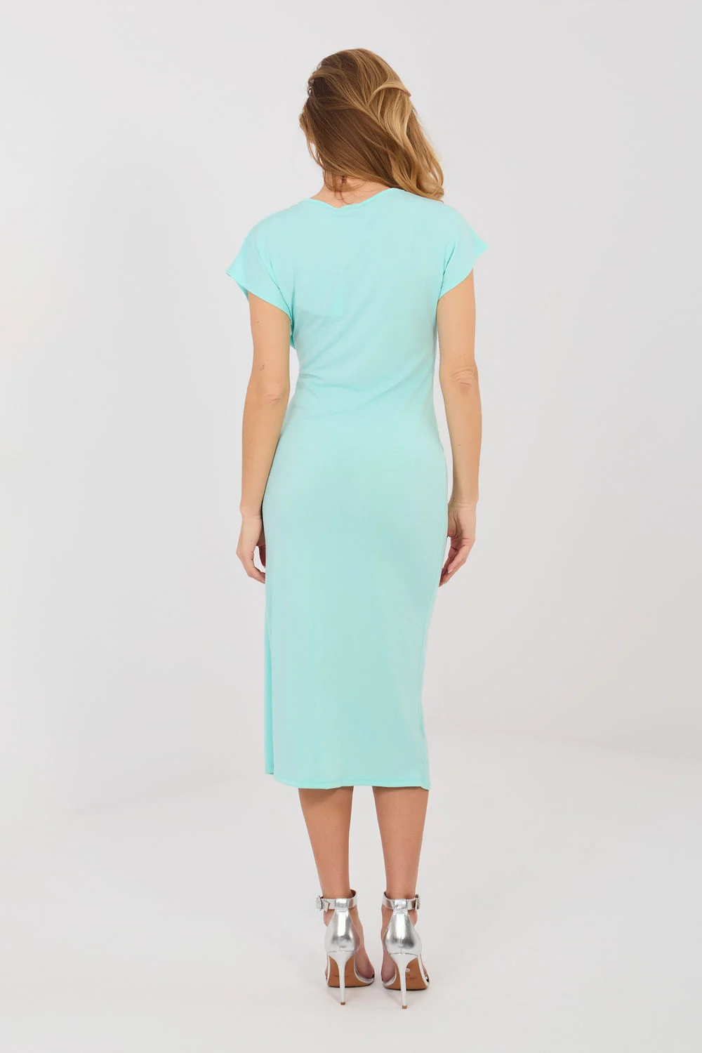 Robe de cocktail verte – Image 2