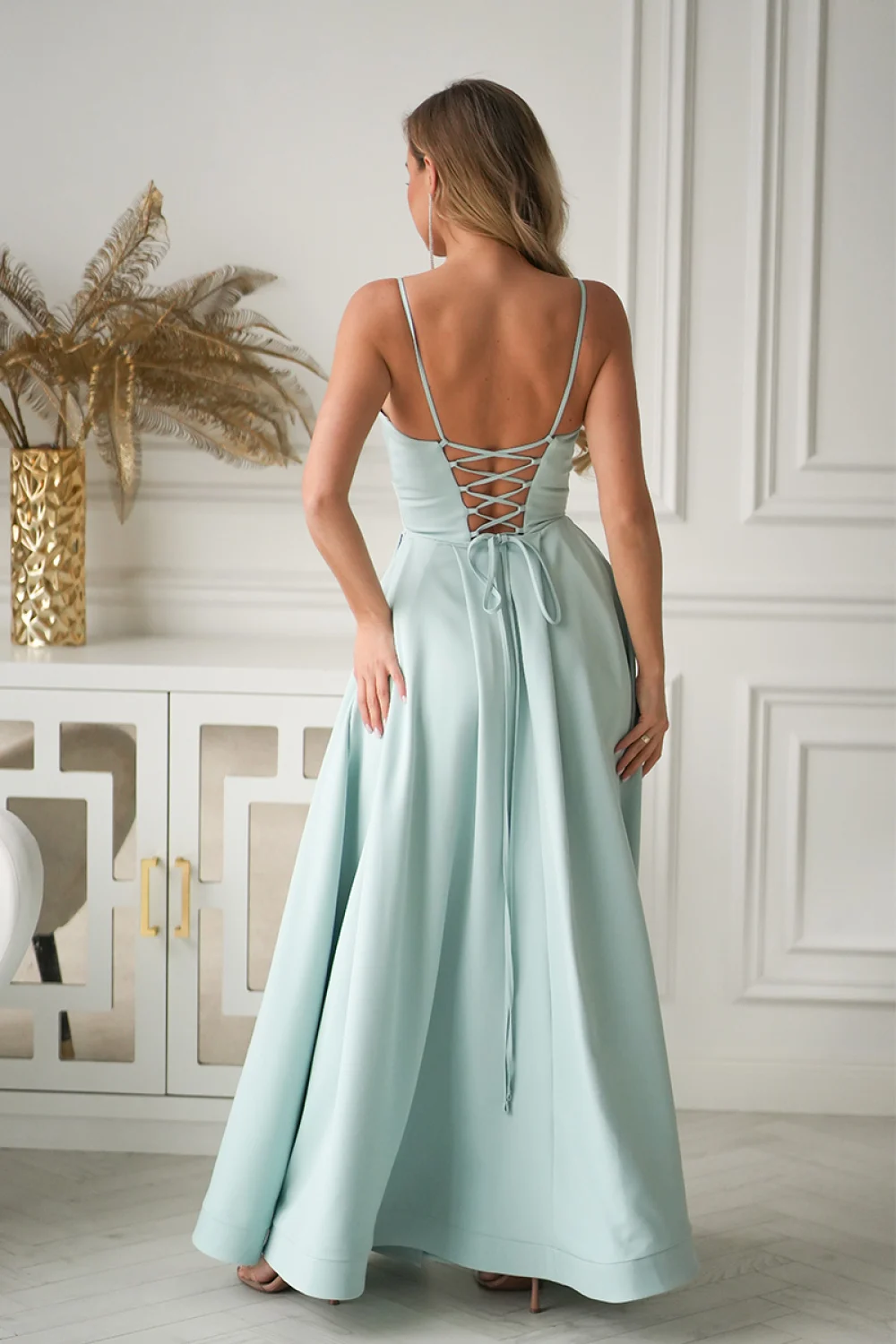 Robe longue verte – Image 3