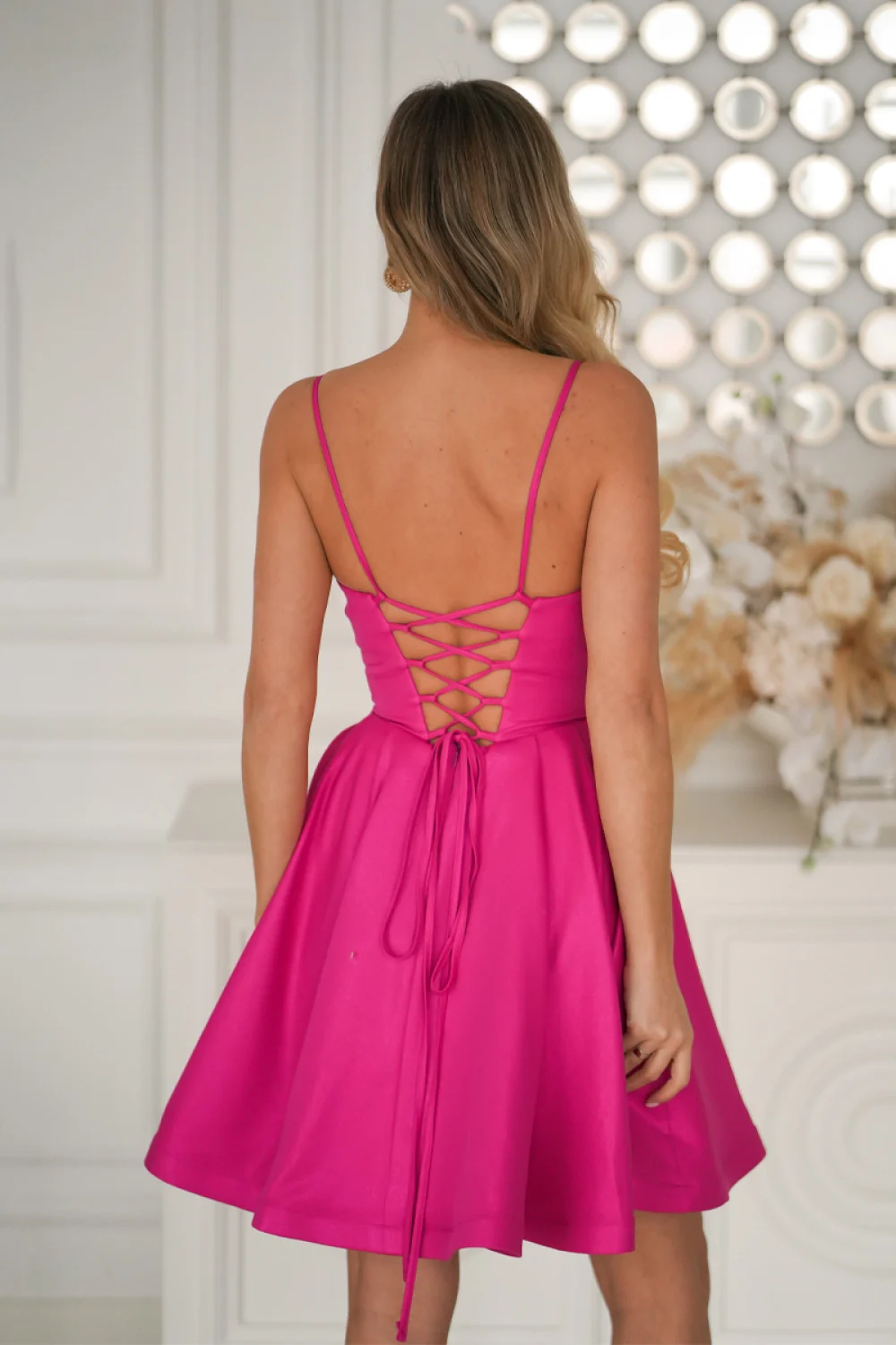 Robe courte violet – Image 3