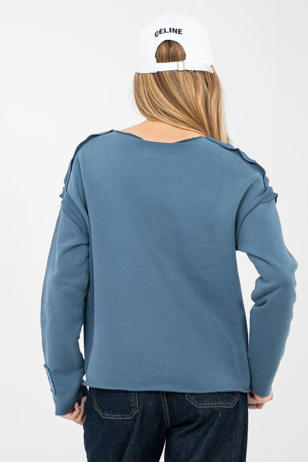 Sweatshirt bleu – Image 3