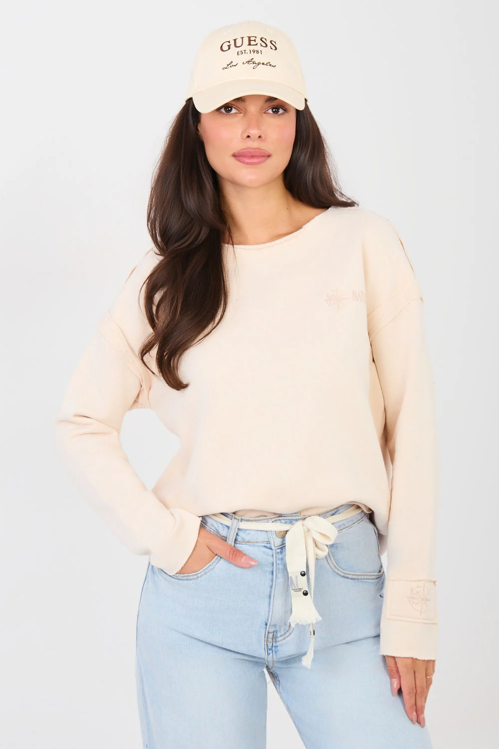 Sweatshirt beige