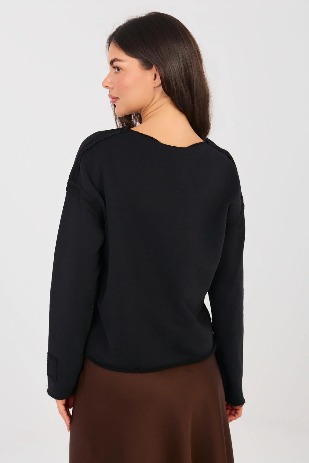 Sweatshirt noir – Image 3