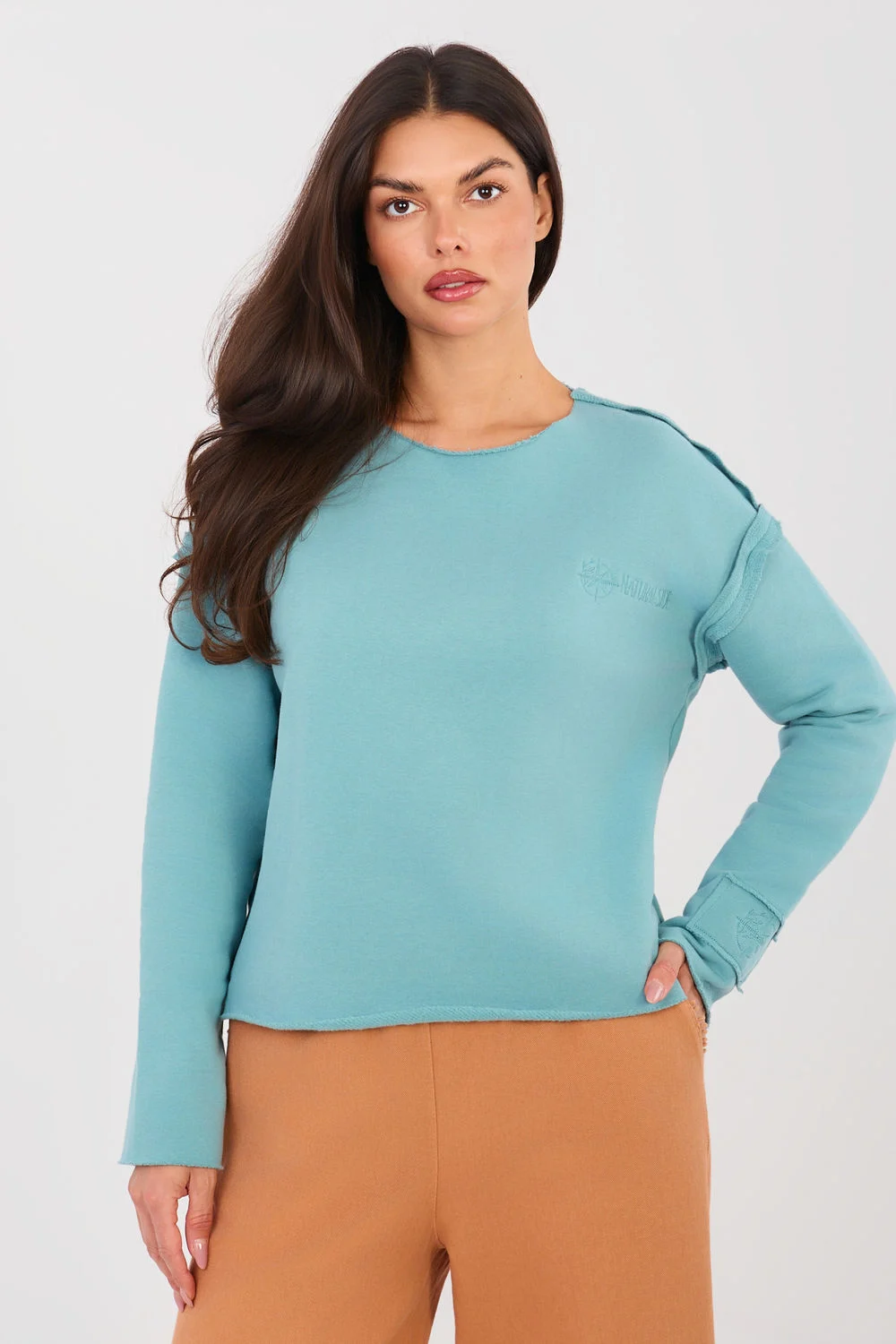 Sweatshirt bleu
