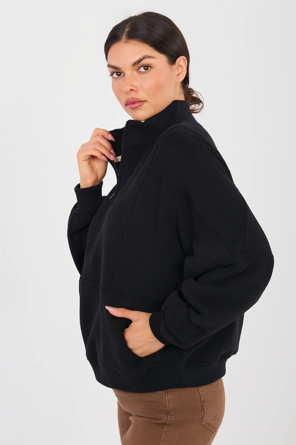 Sweatshirt noir – Image 2