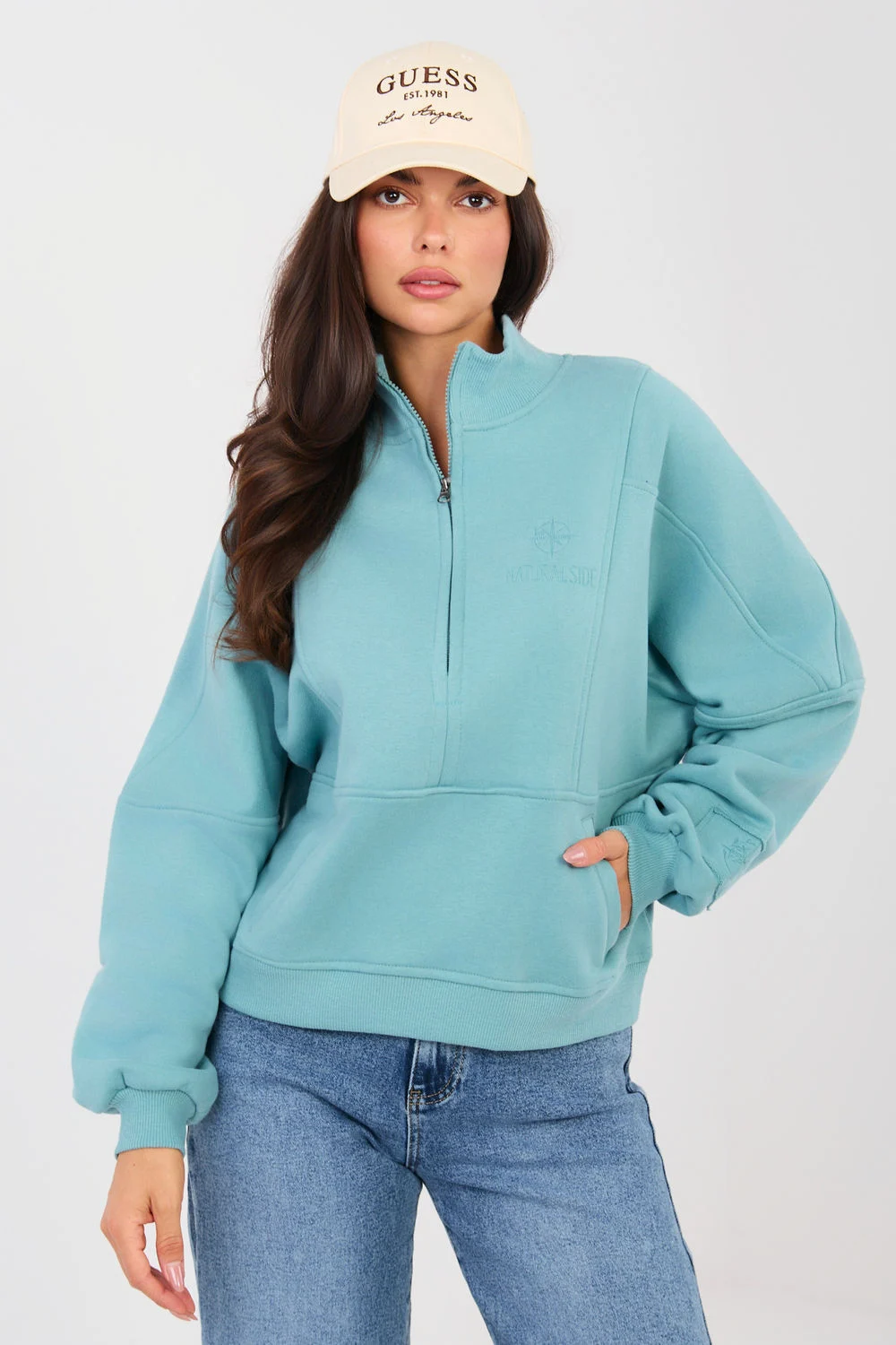Sweatshirt bleu