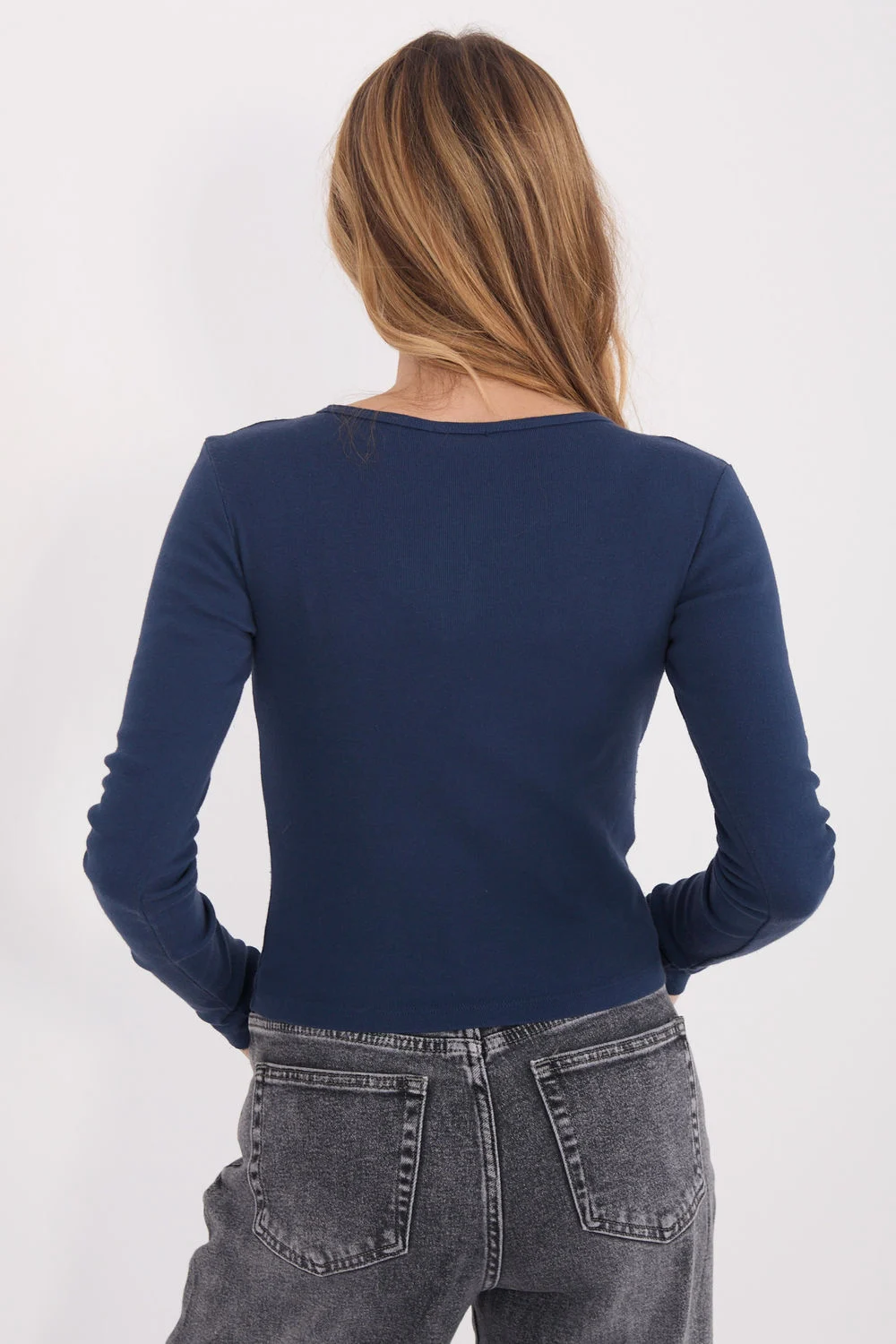 Chemisier bleu marine – Image 3