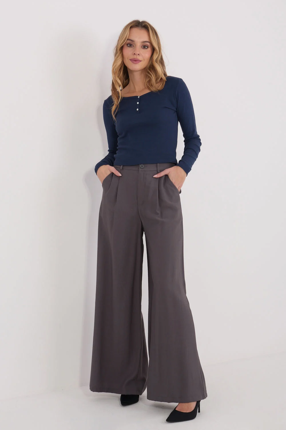 Chemisier bleu marine – Image 2