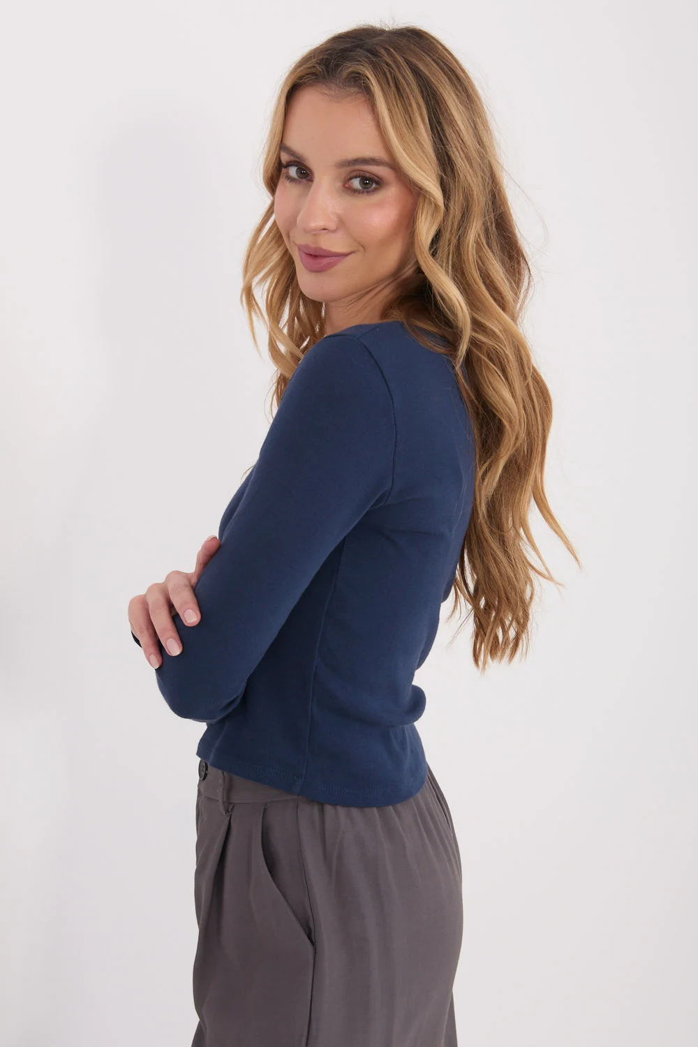 Chemisier bleu marine – Image 3