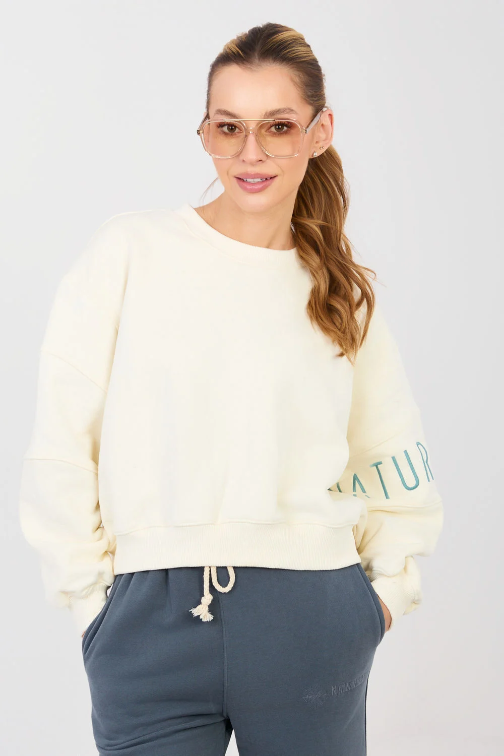 Sweatshirt beige