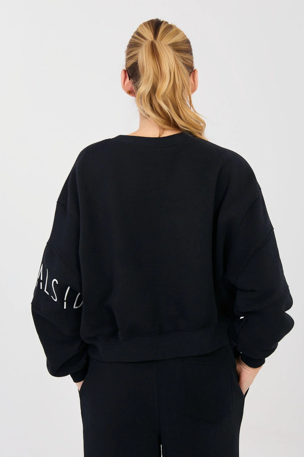 Sweatshirt noir – Image 3