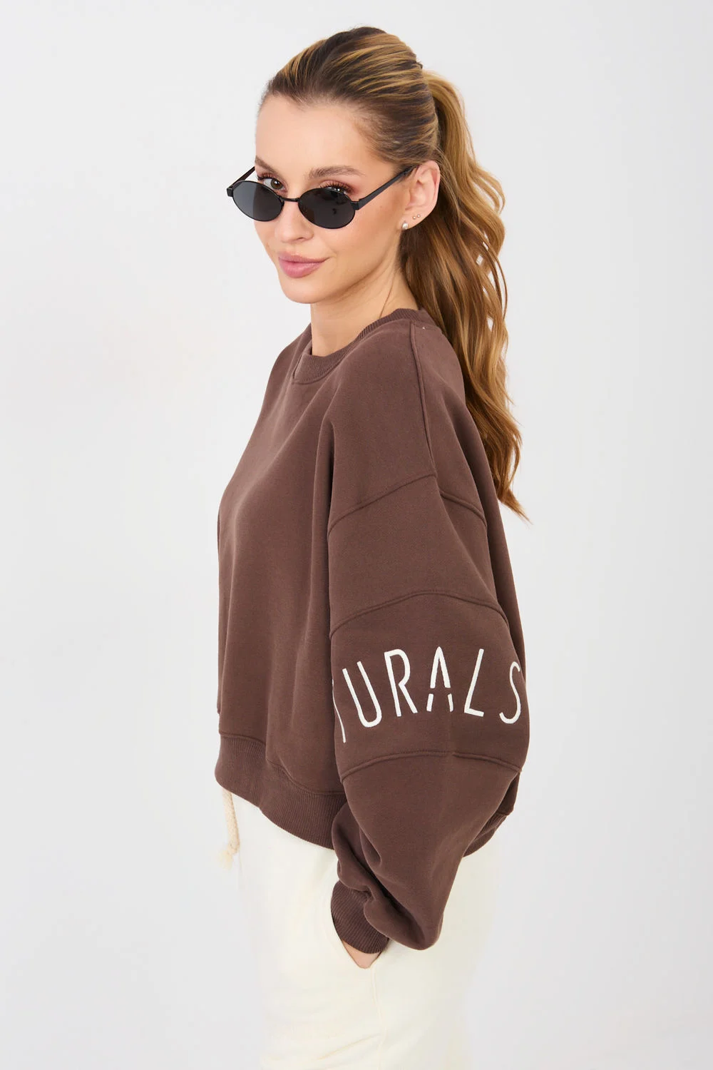 Sweatshirt brun – Image 3