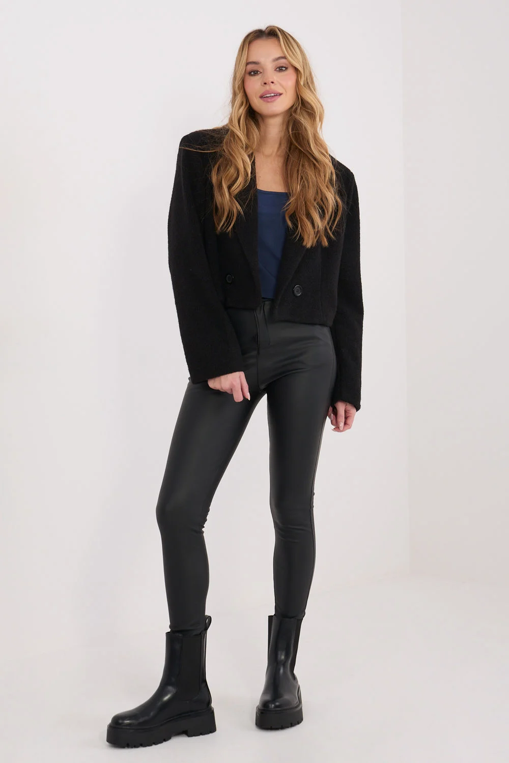 Chemisier bleu marine – Image 2