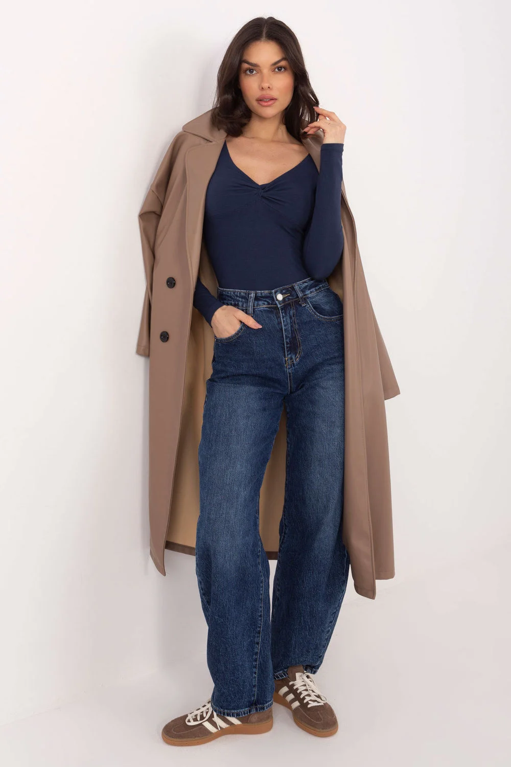 Chemisier bleu marine – Image 2