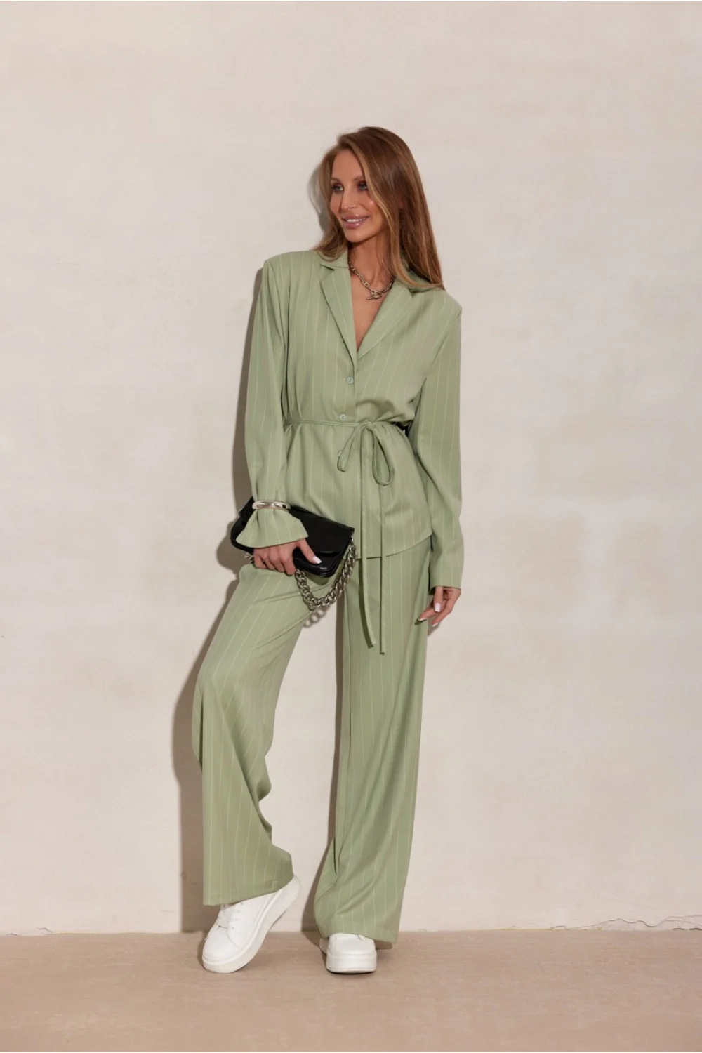 Pantalon femme vert
