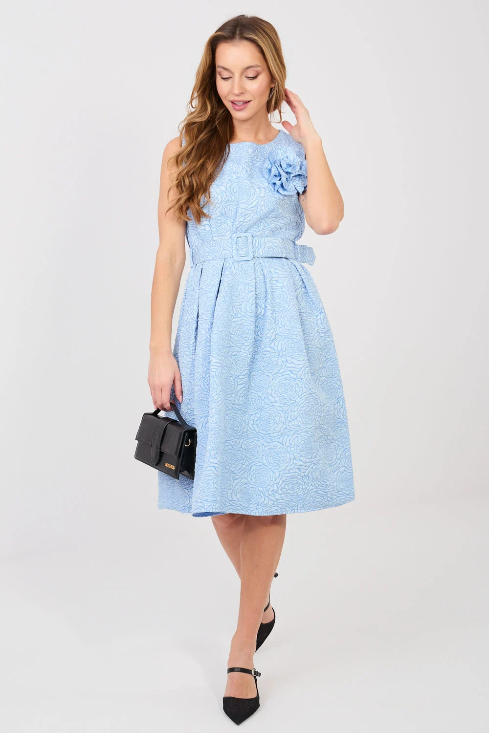 Robe de cocktail bleue