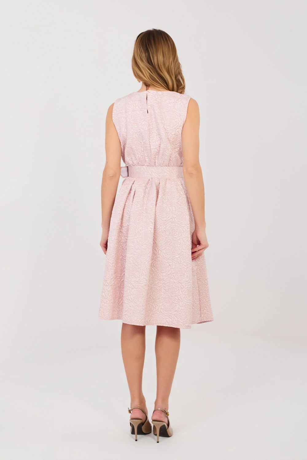 Robe de cocktail rose – Image 3