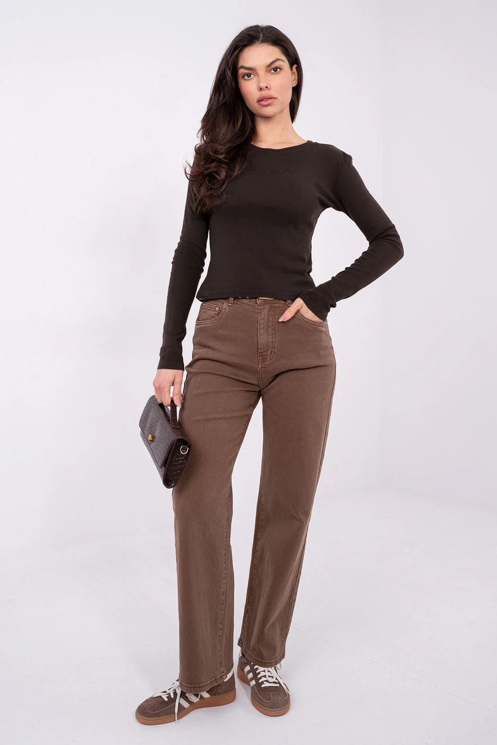 Chemisier brun – Image 2