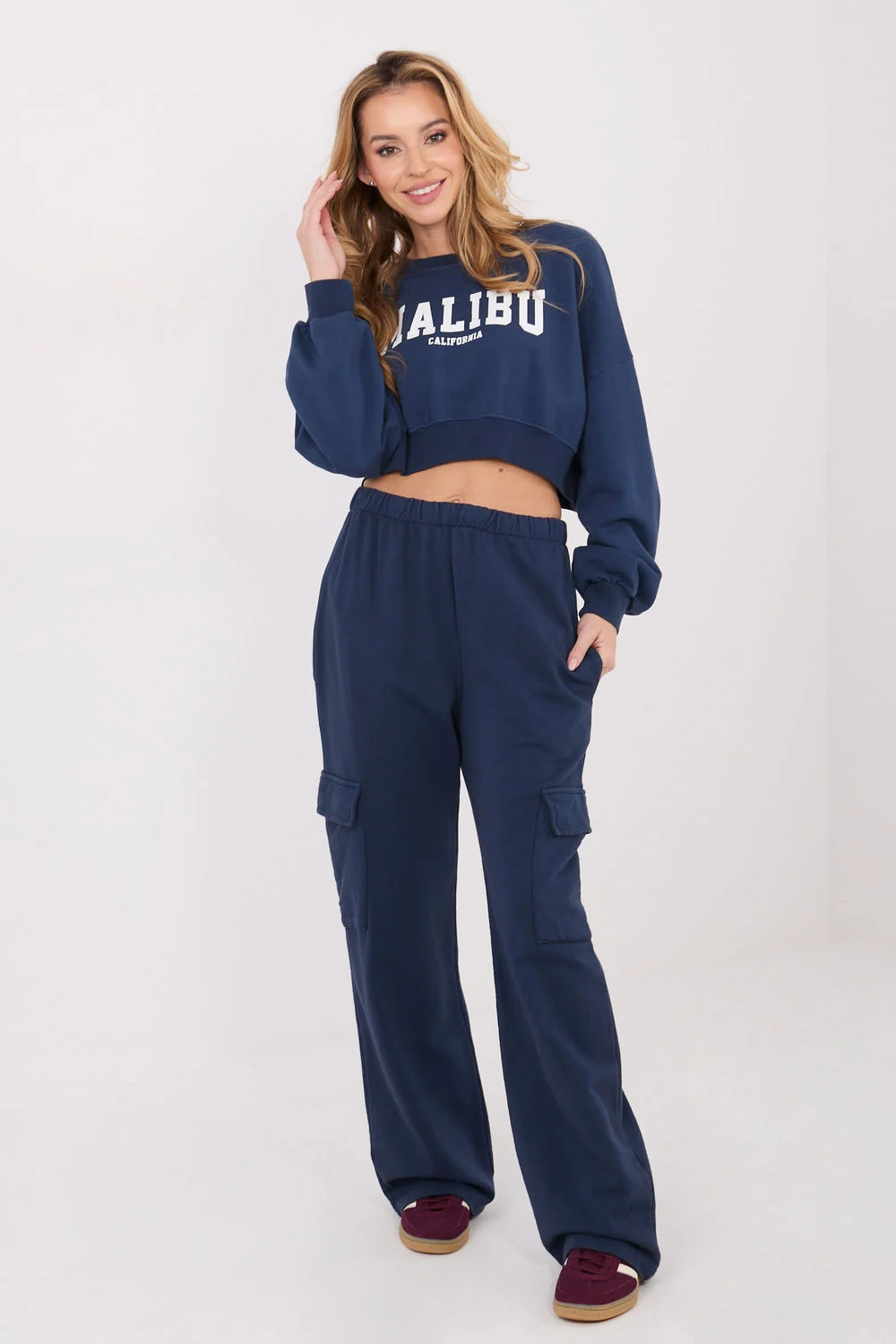 Sweatshirt bleu marine – Image 2