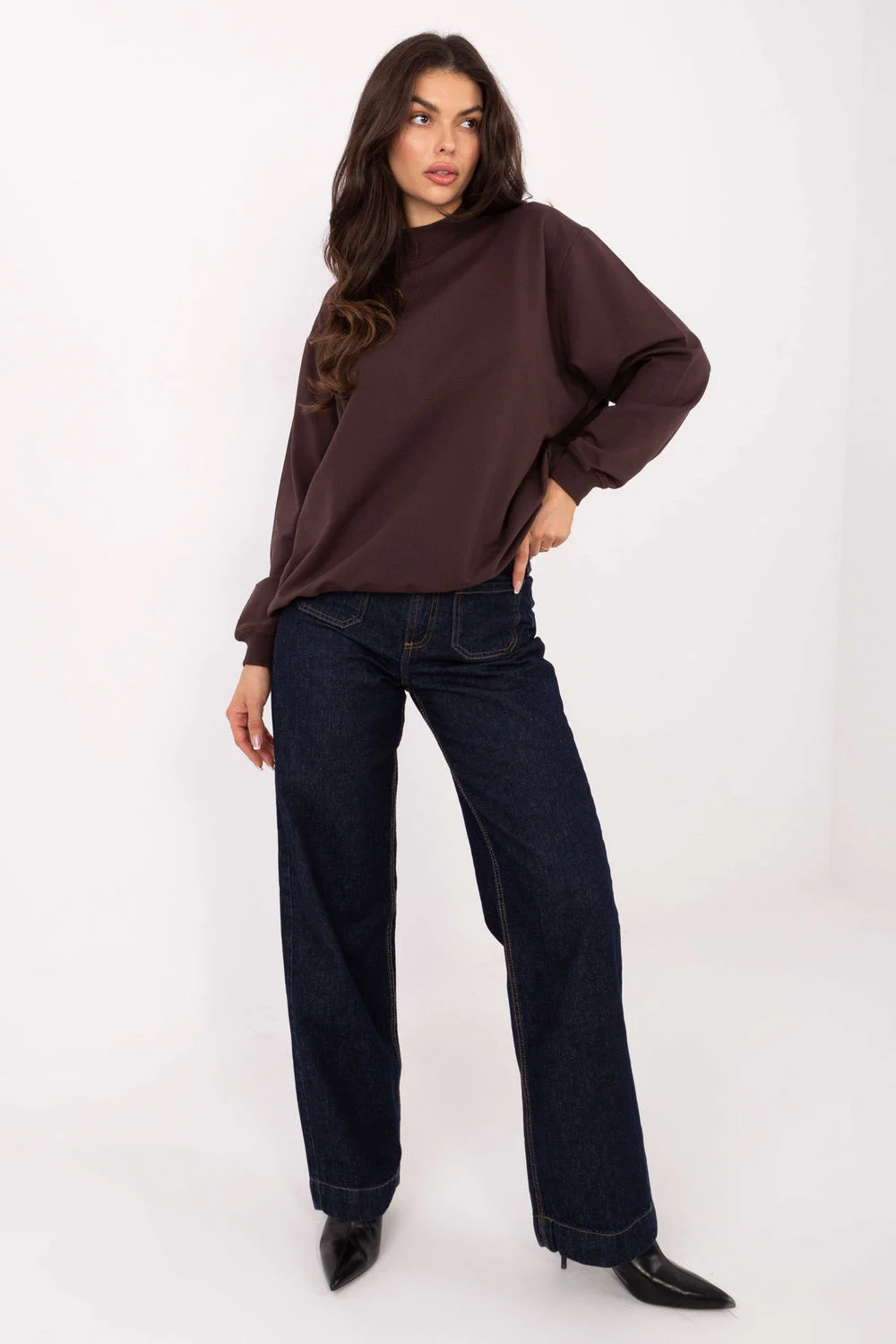 Sweatshirt brun – Image 2