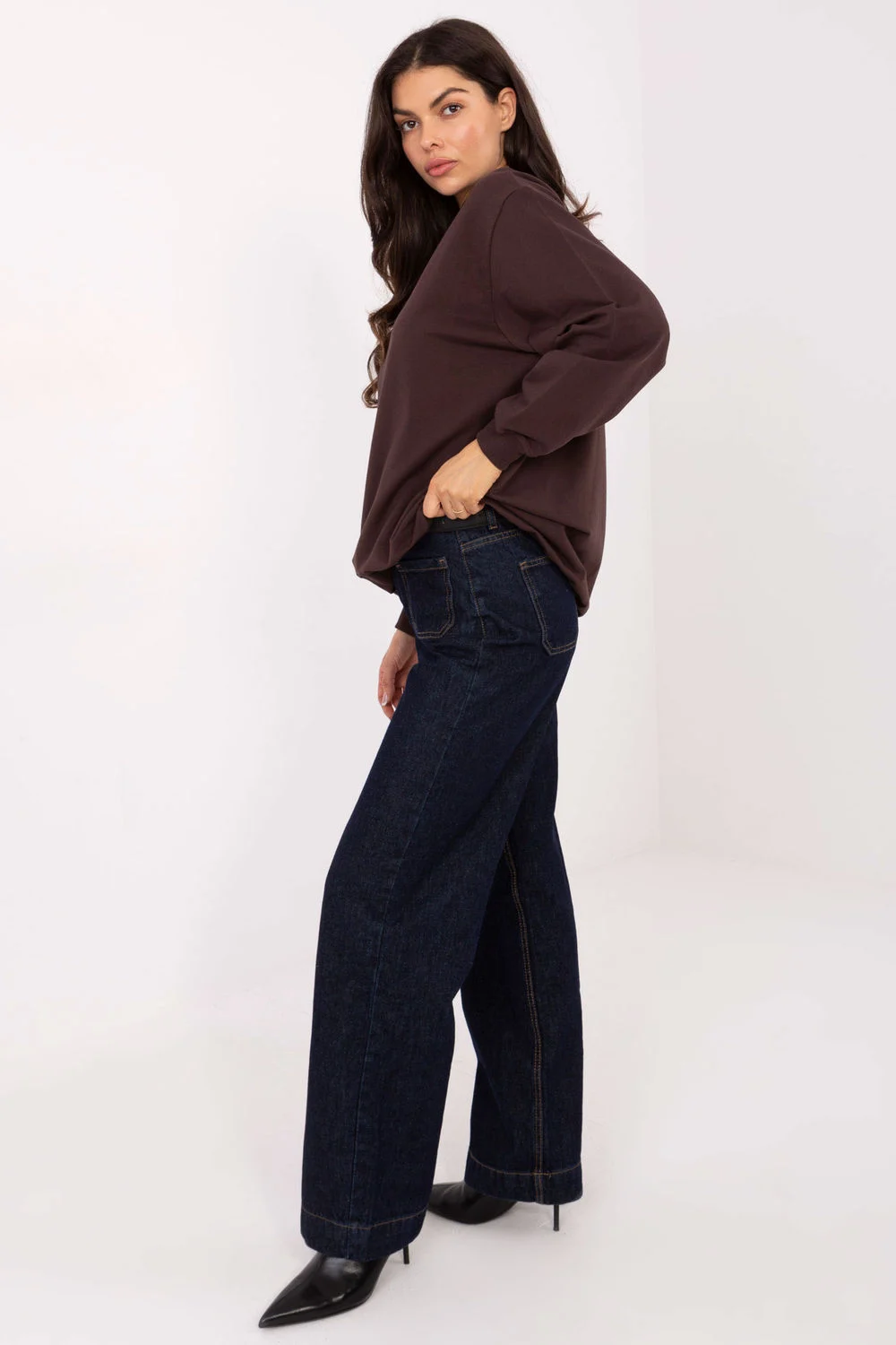 Sweatshirt brun – Image 4