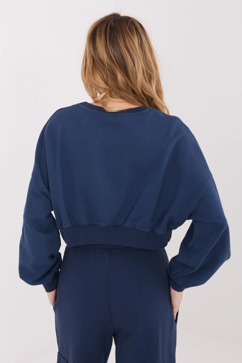 Sweatshirt bleu marine – Image 4