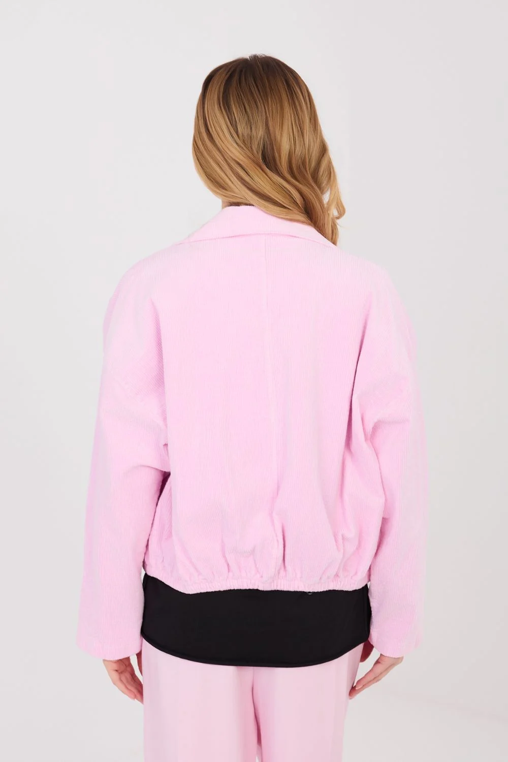 Veste en velours côtelé rose – Image 4