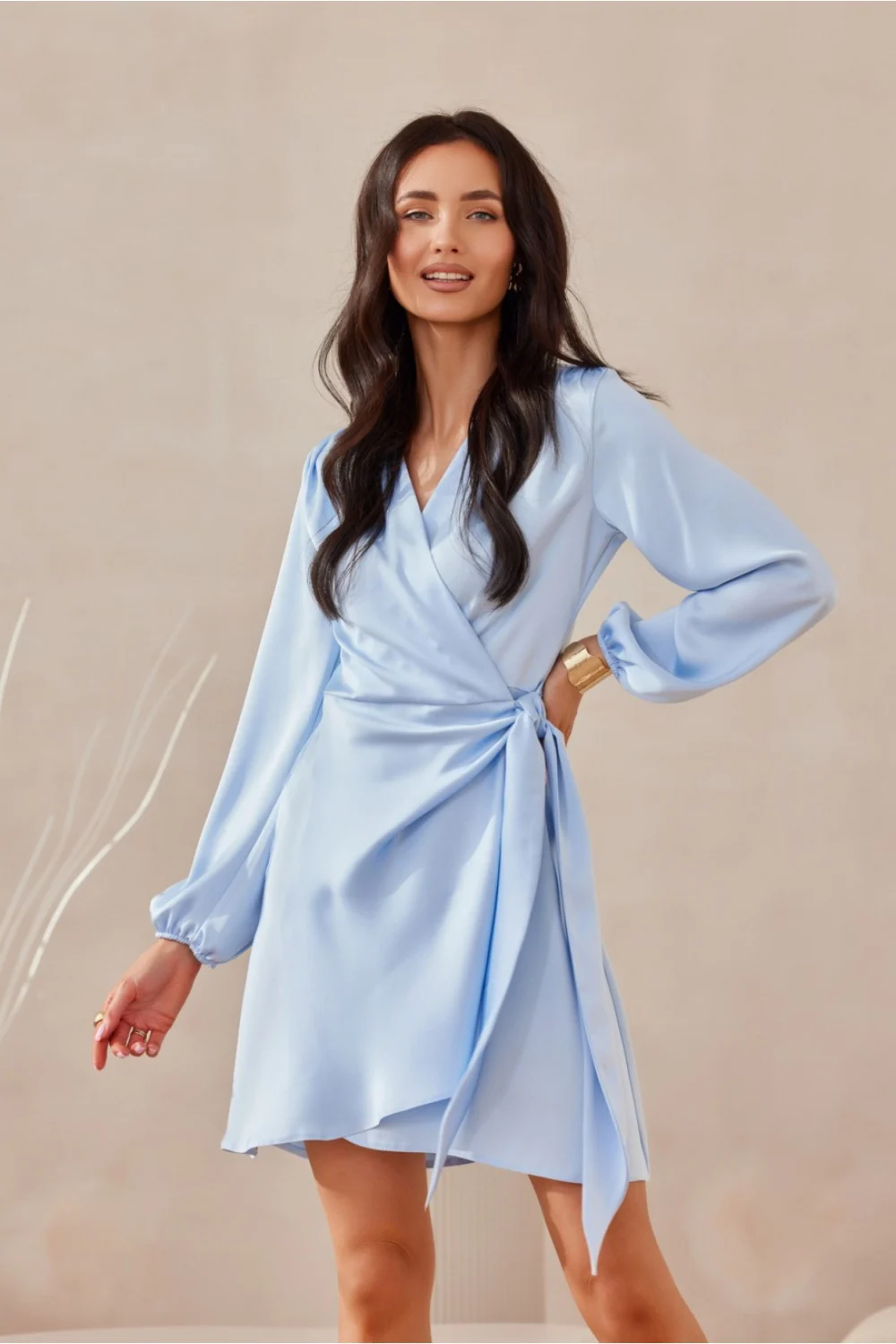 Robe de cocktail bleue