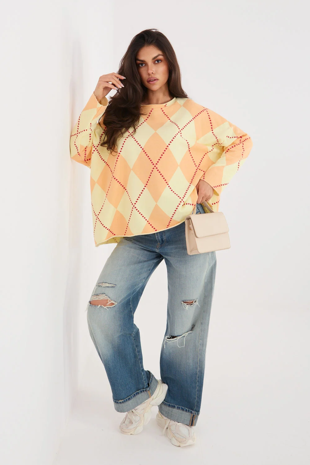 Sweatshirt orange – Image 2